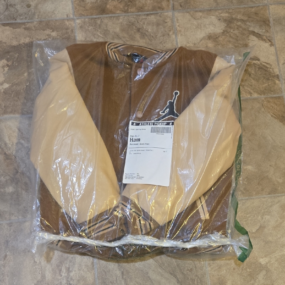 Jordan Kids' Brown and Tan Jacket